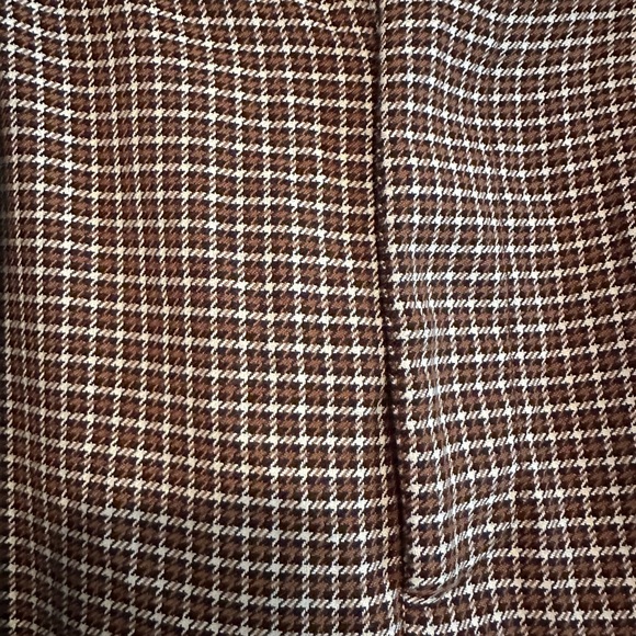 Cider - Mini Plaid Wide Leg Trousers - Picture 2 of 5